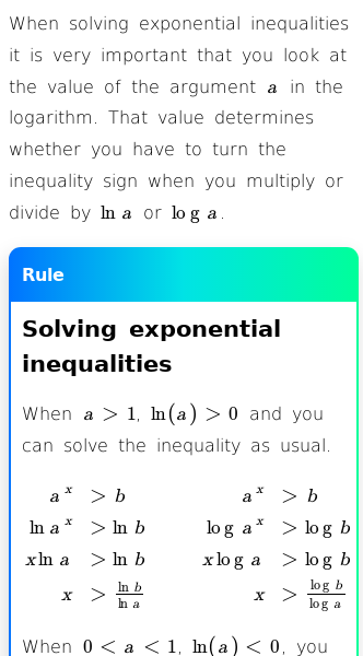 Article on How to Solve Exponential Inequalities