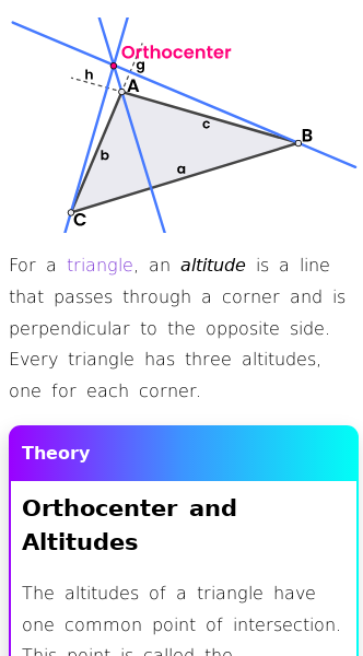 Article on How to Find the Orthocenter and Altitudes of a Triangle