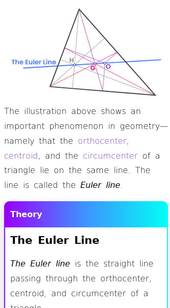 Article on What Is the Euler Line?